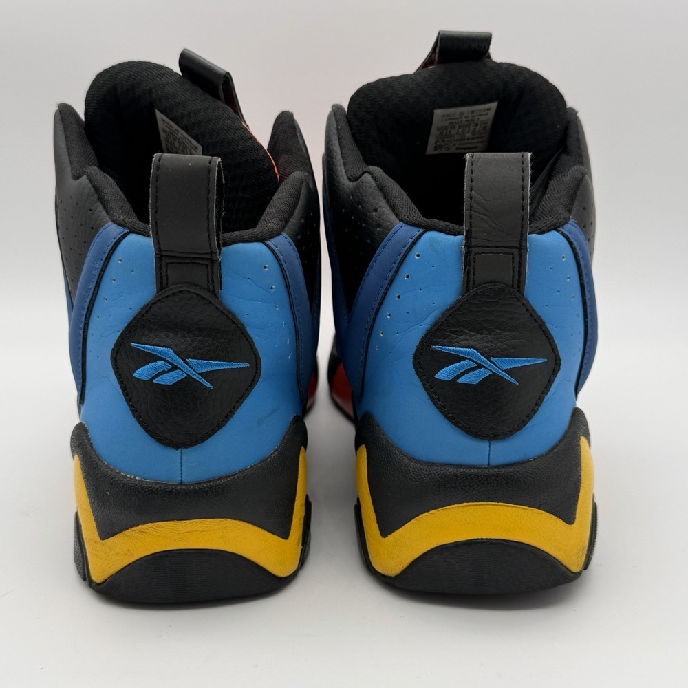 Reebok Kamikaze II Mid OKC Men's Size 10 V51942 Black Blue Orange Basketball - Picture 3 of 8